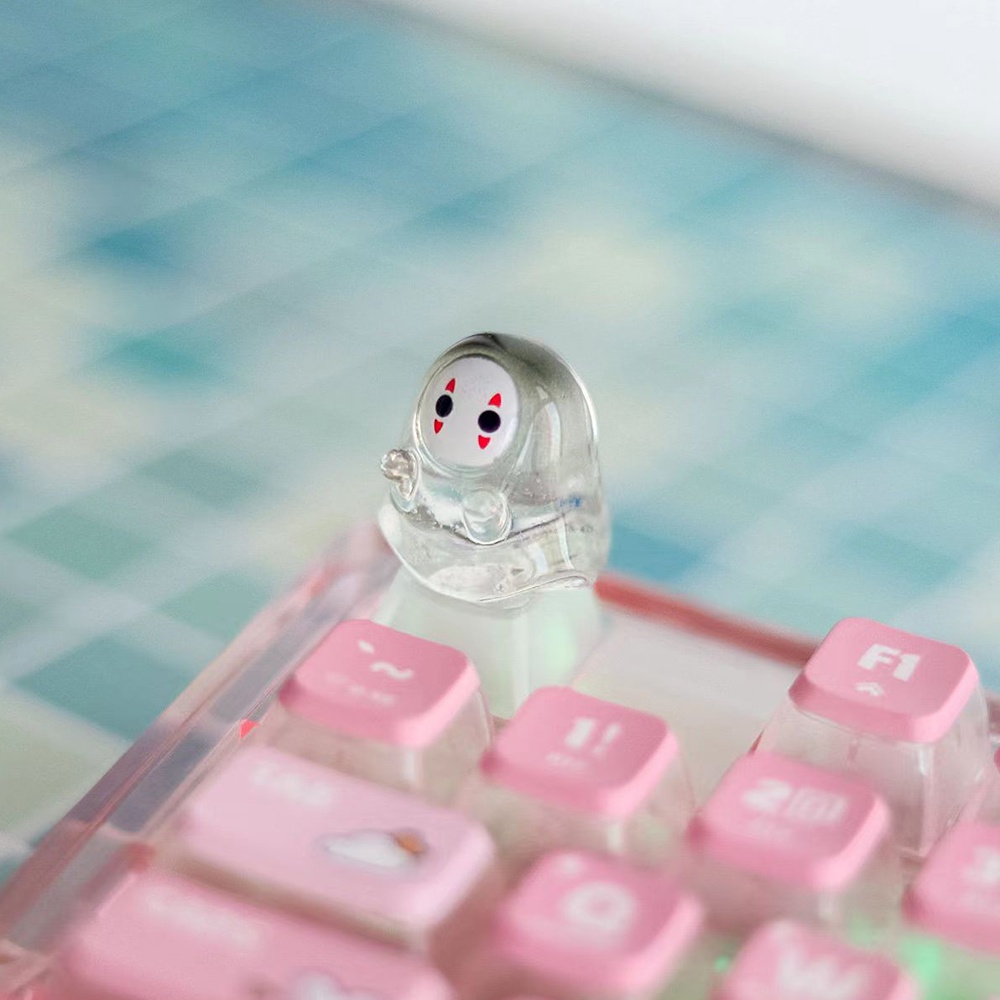 Keyboard Gaming Transparent - Прозрачная колпачок с мультяшной подсветкой на