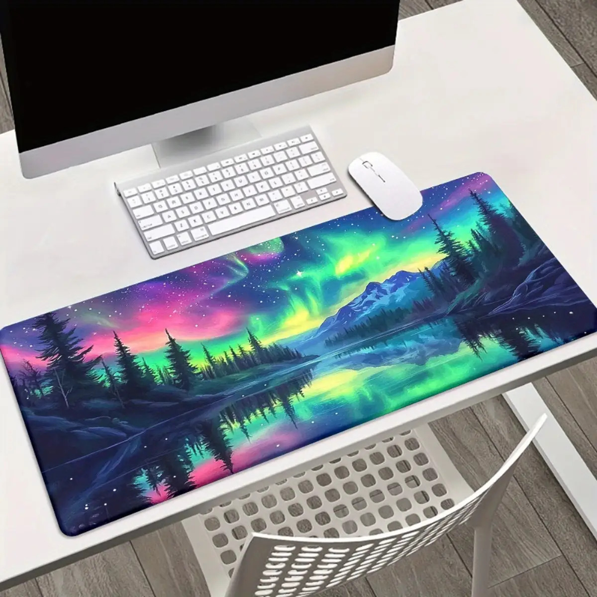 Gaming Keyboard Brand - Коврик для мыши с красочным волнообразным