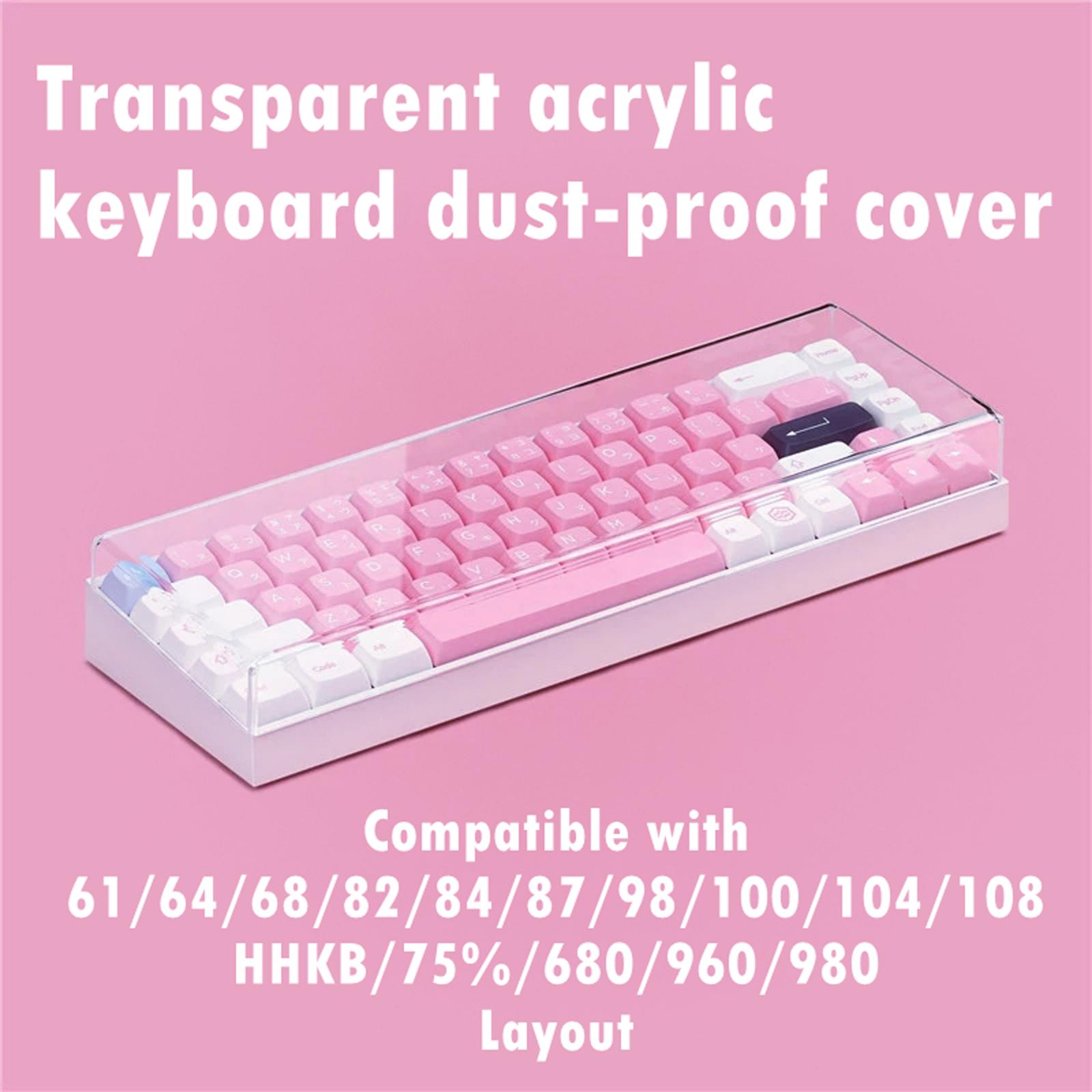 Keyboard Gaming Transparent - Акриловый пылезащитный чехол для механической клавиатуры,