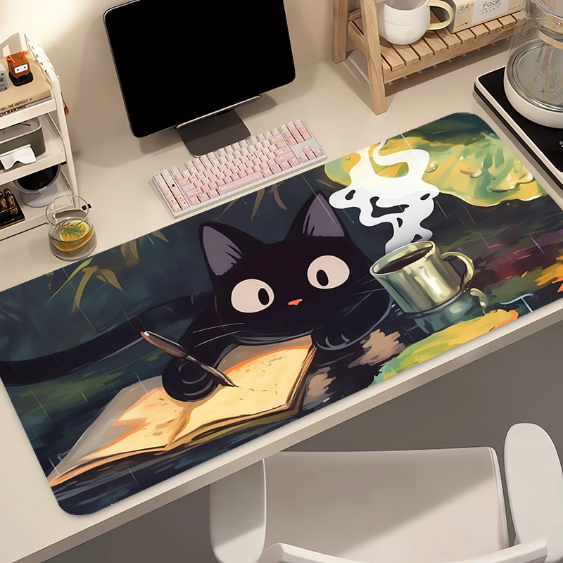 Gaming Keyboard High Ground - Kawaii Black Cat Силиконовый мягкий игровой