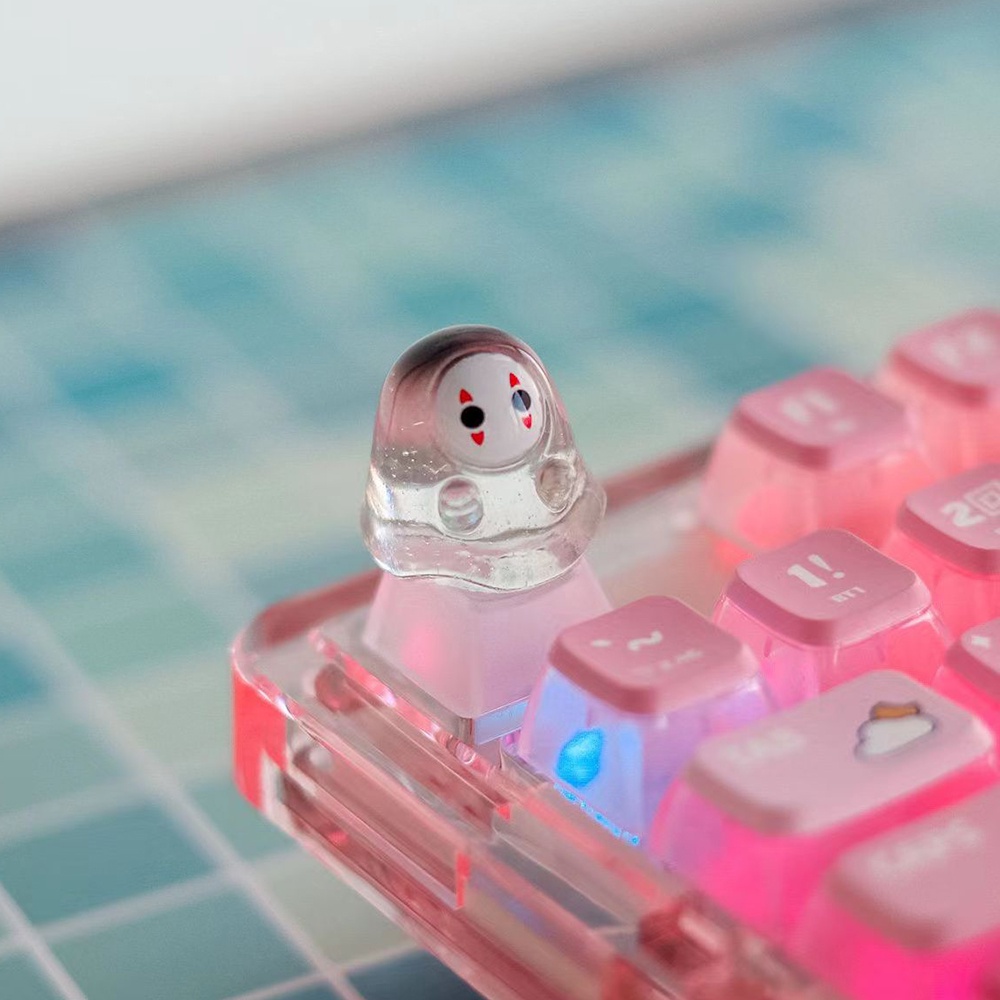 Прозрачная колпачок с мультяшн – обзор и цена Keyboard Gaming Transparent