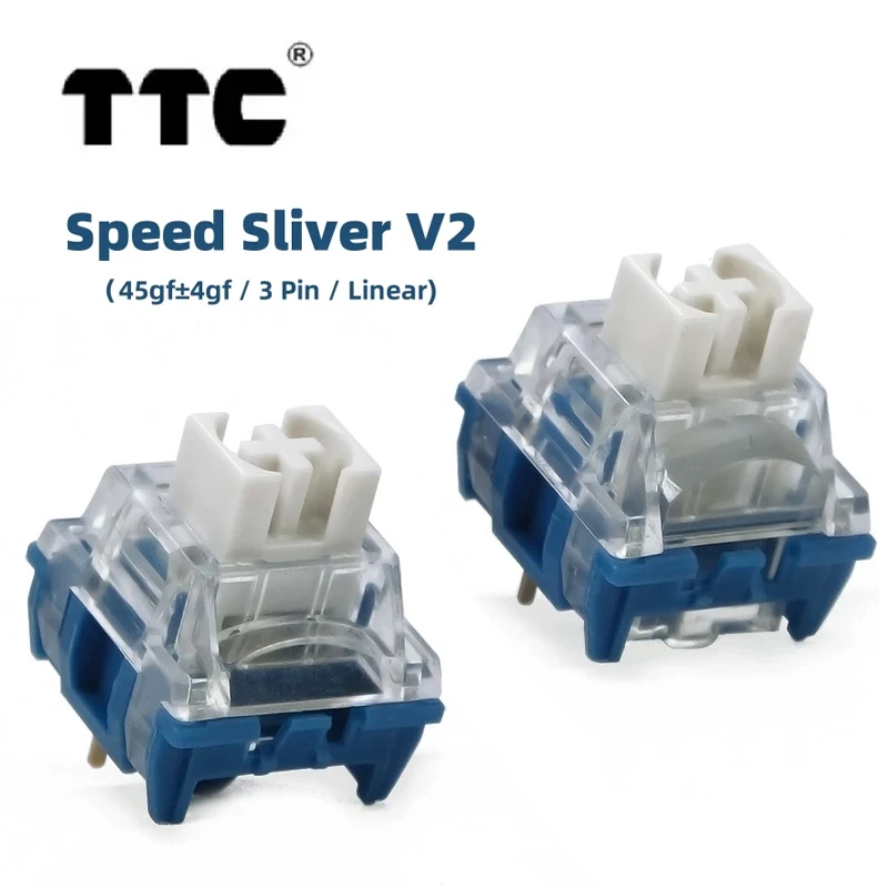 TTC Speed Silver V2 DIY Custom – обзор и цена Gaming Keyboard No Rgb