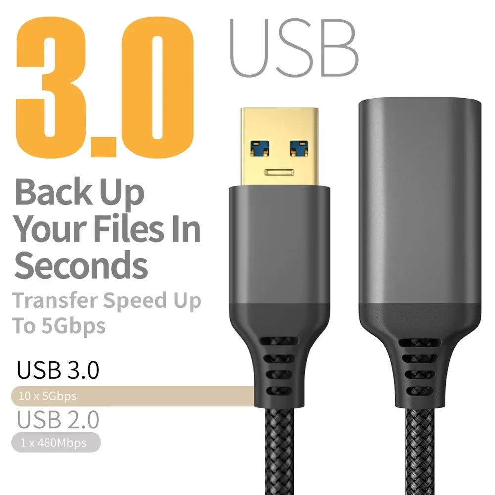 Кабель USB 3.0 (штекер-гнездо) – обзор и цена Coiled Usb Cable