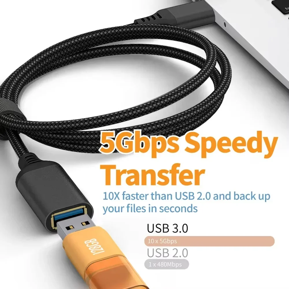 Кабель USB 3.0 (штекер-гнездо) – обзор и цена Coiled Usb Cable