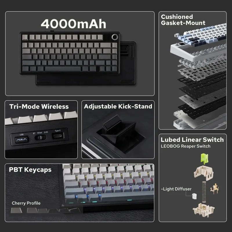 Механическая клавиатура AULA F – обзор и цена Gaming Keyboard No Rgb