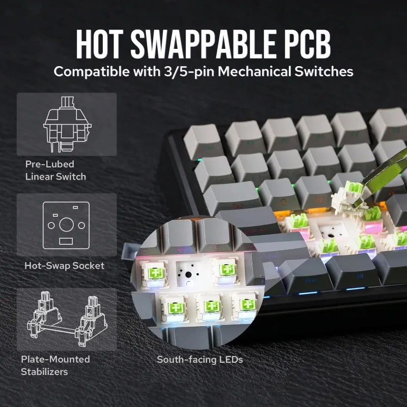 Механическая клавиатура AULA F – обзор и цена Gaming Keyboard No Rgb